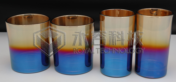 Машина для ионного покрытия PVD ARC для стеклянных чашек - радужный, зеленый, синий, фиолетовый, золотой, янтарный цвета