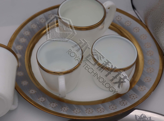 Застекленная керамическая плакировка окиси титана оборудования для нанесения покрытия PVD на керамическом и Glasswares