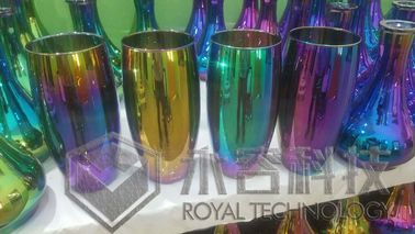 Покрытия стеклянной радуги Шиша декоративные, покрытие вакуума стеклоизделия ПВД, цвета радуги стеклянного Аштрай