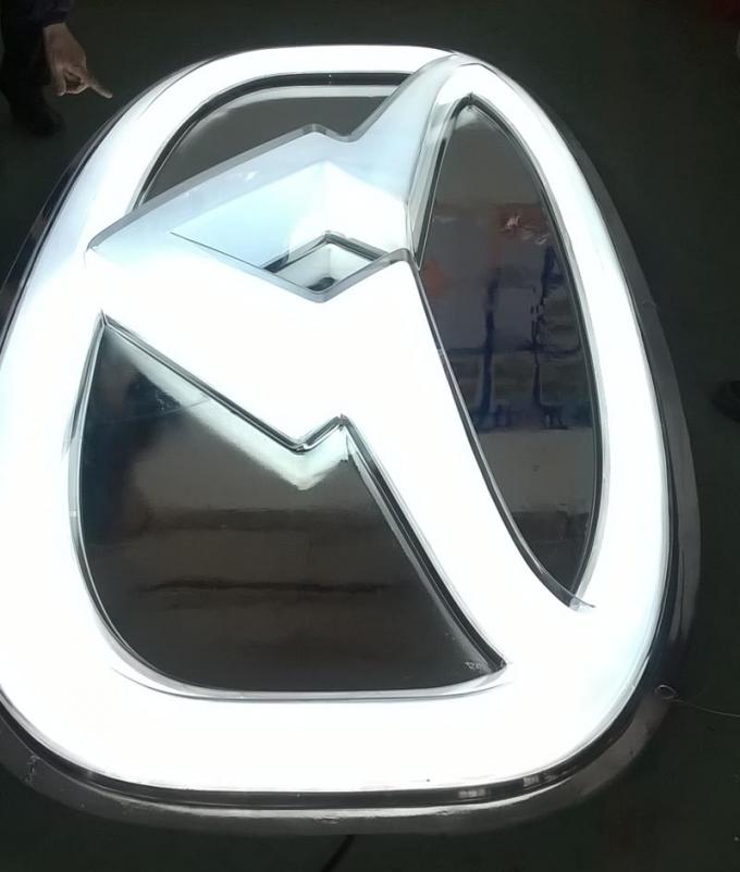 Блок покрытия испарения логотипа автомобиля термальный, афиши логотипа ПММА машина автомобильной покрывая хромом