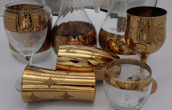 Отражение цвета золота машины 2-Sides плакировкой золота стеклоизделия, сильное покрытие золота олова прилипания