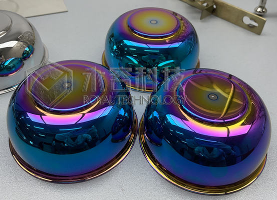 Керамическая посуда PVD Радужные цветные покрытия для стеклянной и нержавеющей стали и ABS