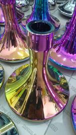 Покрытие Мульти-дуги ПВД декоративное, лакировочная машина катодов ПВД дуги стеклянная, стеклянное покрытие радуги ПВД вазы