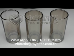 Покрытие цвета коньяка PVD на стеклоизделии