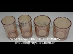 Светлый - янтарный цвет на стеклоизделии