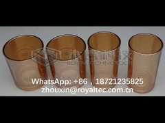 Темный янтарный цвет на стеклоизделии