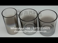 Стеклоизделие серого цвета угля, цвет smokey серый